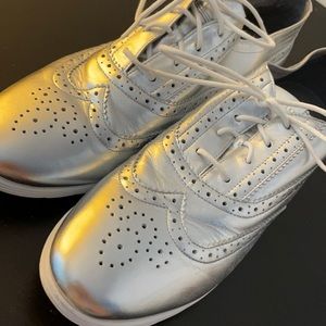 Cole Haan Grand OS Silver Sneakers